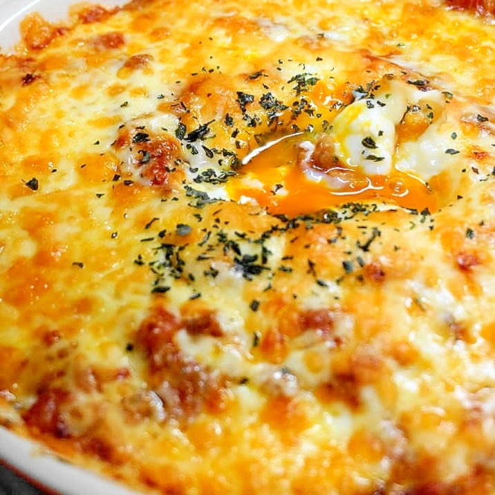 とろ り卵が美味 余ったミートソースでドリア レシピ 作り方 By Oppeke22 楽天レシピ
